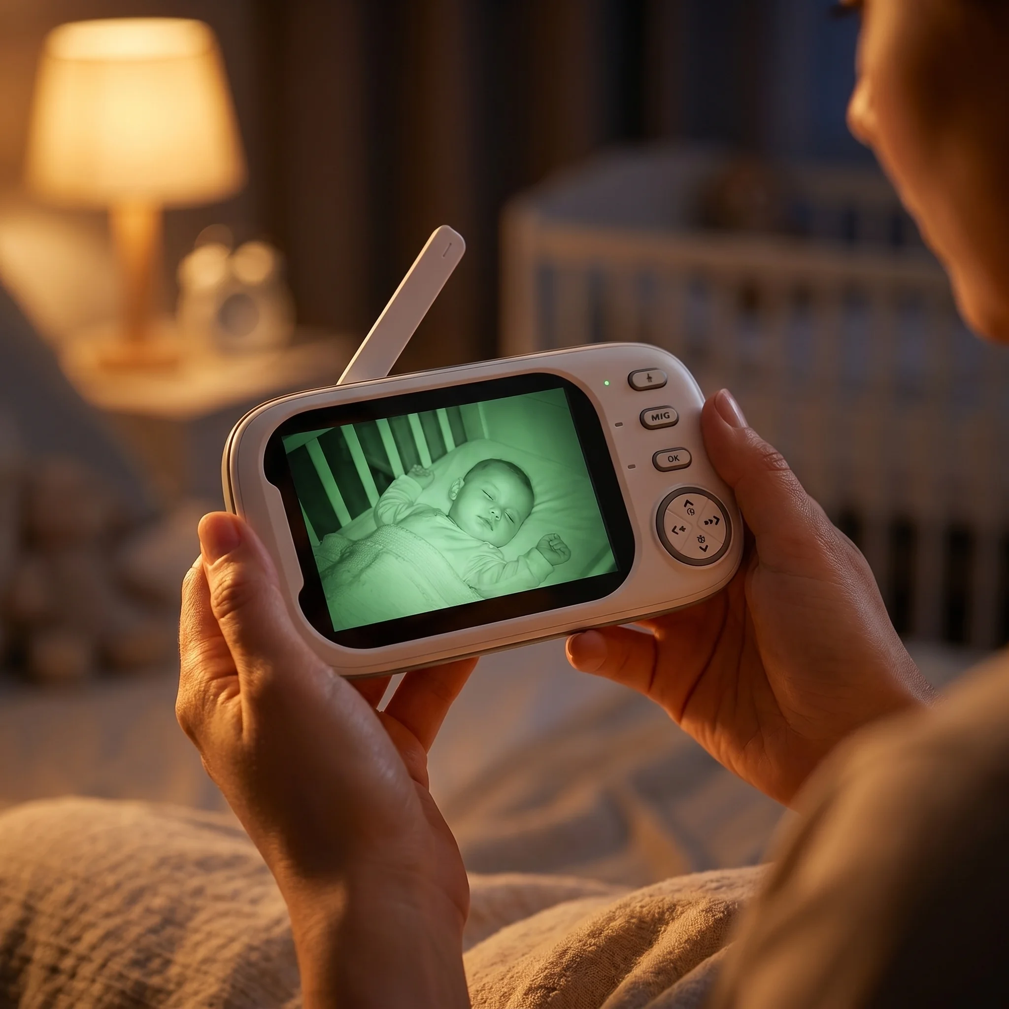 3.5" Baby Monitor – 720P FHD with Night Vision